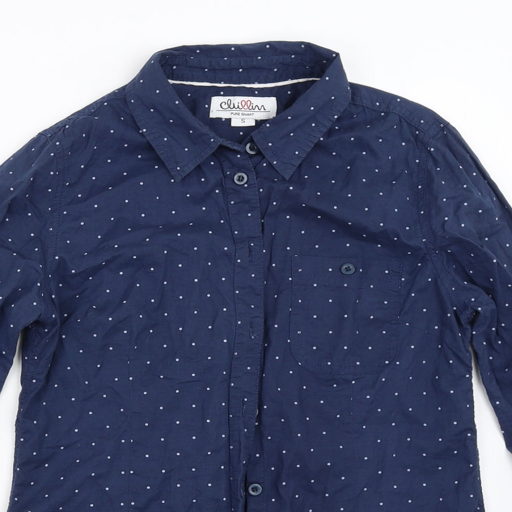 Preworn Womens Blue   Basic Button-Up Size S