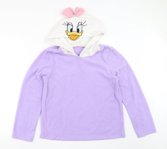 George Womens Purple Solid  Top Pyjama Top Size M  - disney