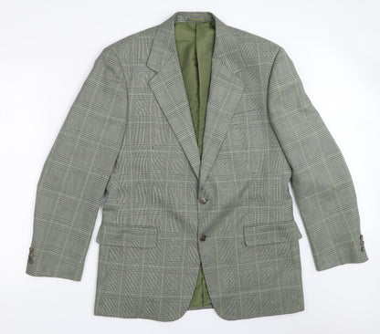 Preloved Avenue Mens Green   Jacket Blazer Size 38 - Front