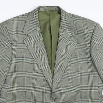 Preloved Avenue Mens Green   Jacket Blazer Size 38 - Detail