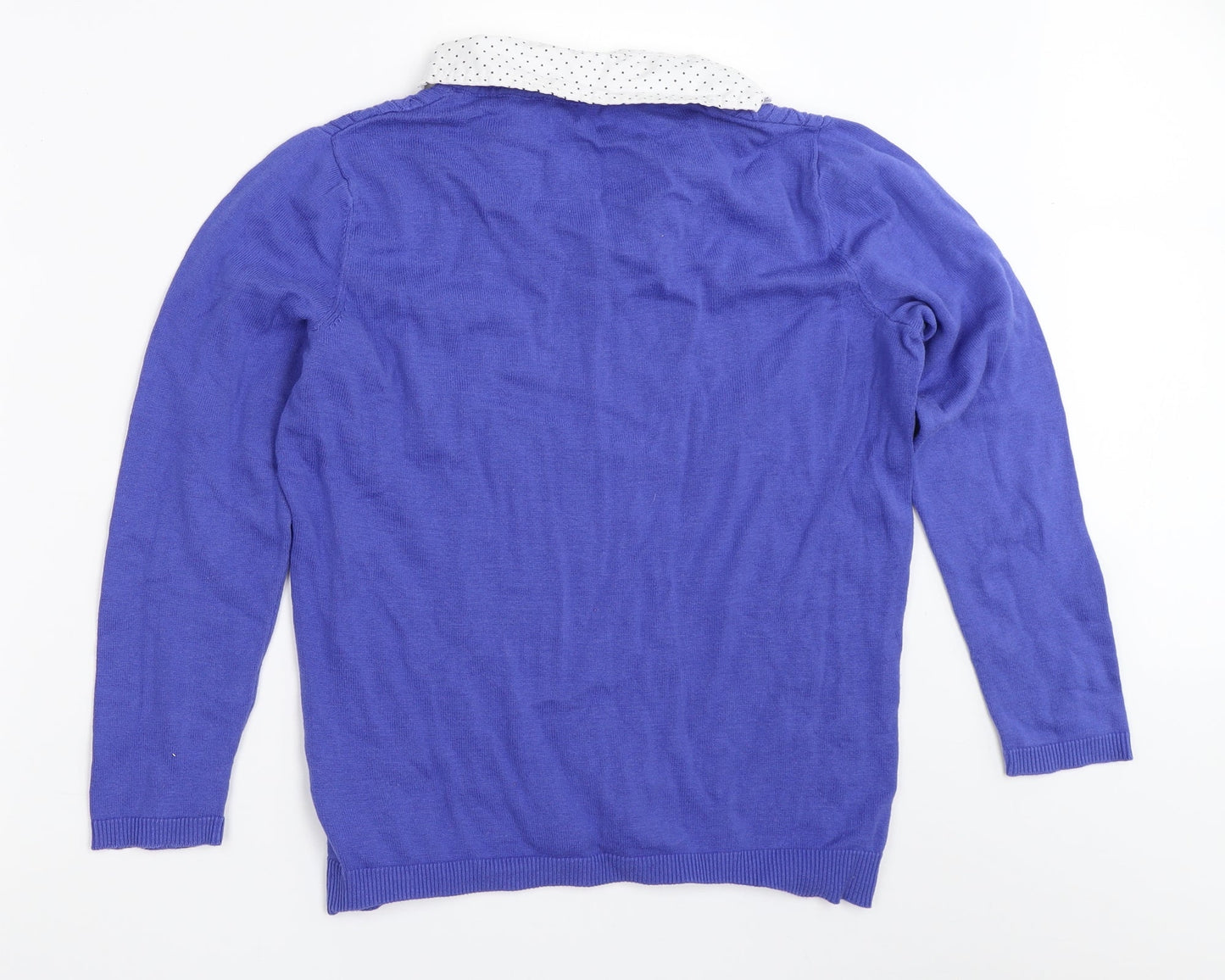 Bonmarché Womens Blue   Pullover Jumper Size 12