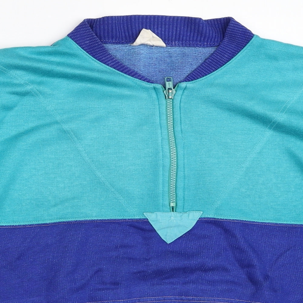 Vivre Mens Blue   Pullover Sweatshirt Size L