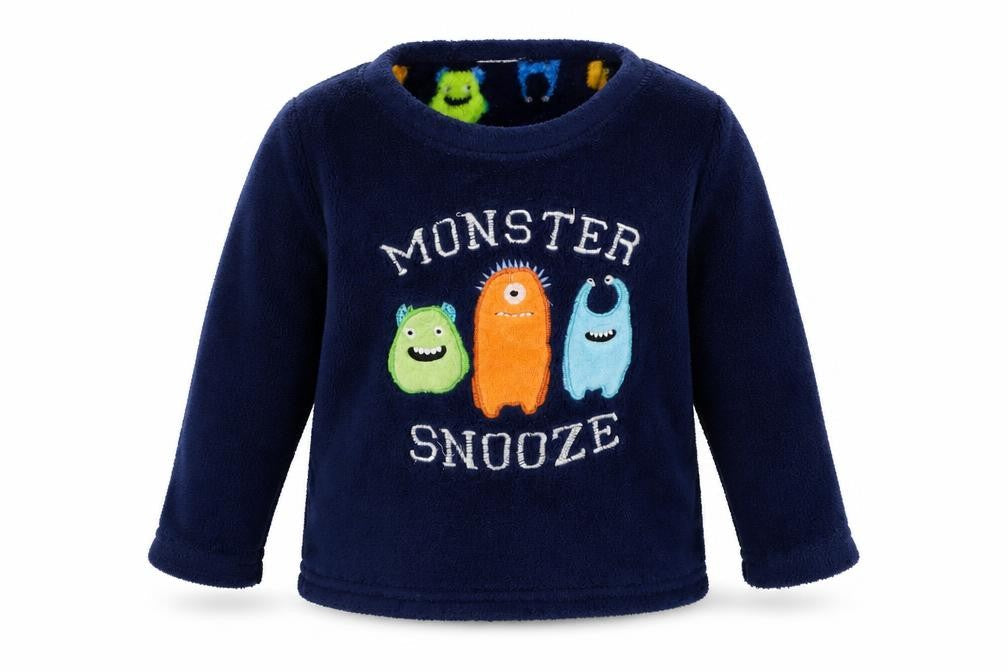 Preworn Boys Blue Solid   Pyjama Top Size 4-5 Years
