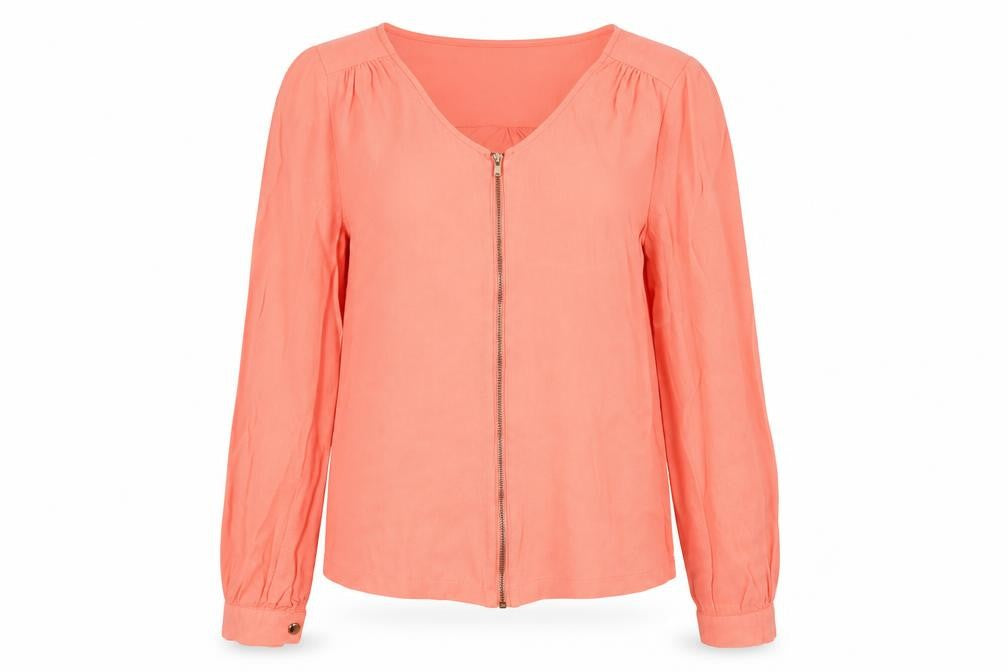 Yumi Womens Pink   Basic Blouse Size 8