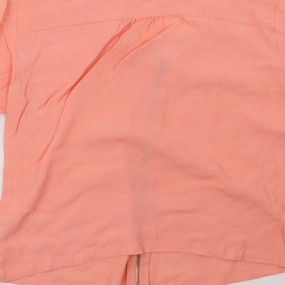 Yumi Womens Pink   Basic Blouse Size 8