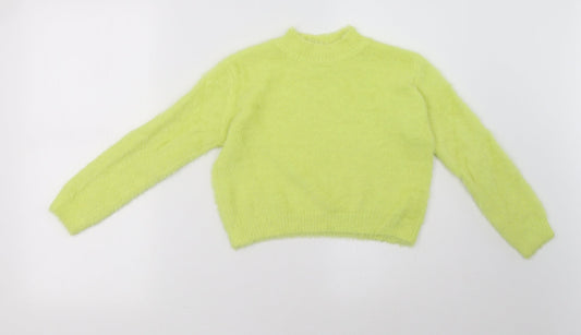 Primark Girls Green   Pullover Sweatshirt Size 9-10 Years