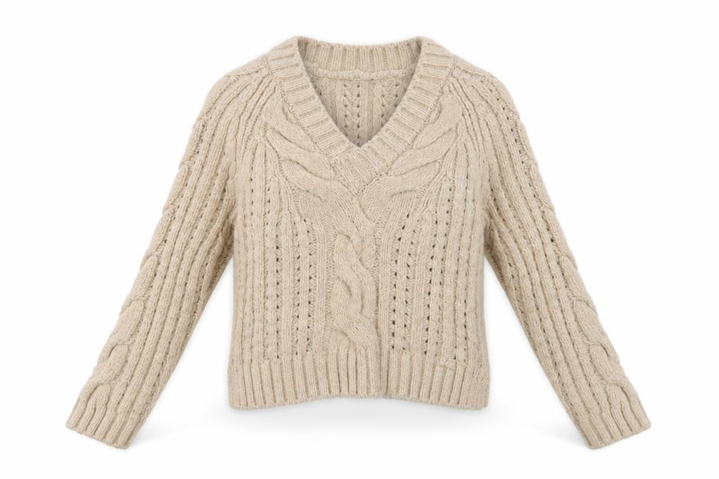 George Womens Beige   Pullover Sweatshirt Size S