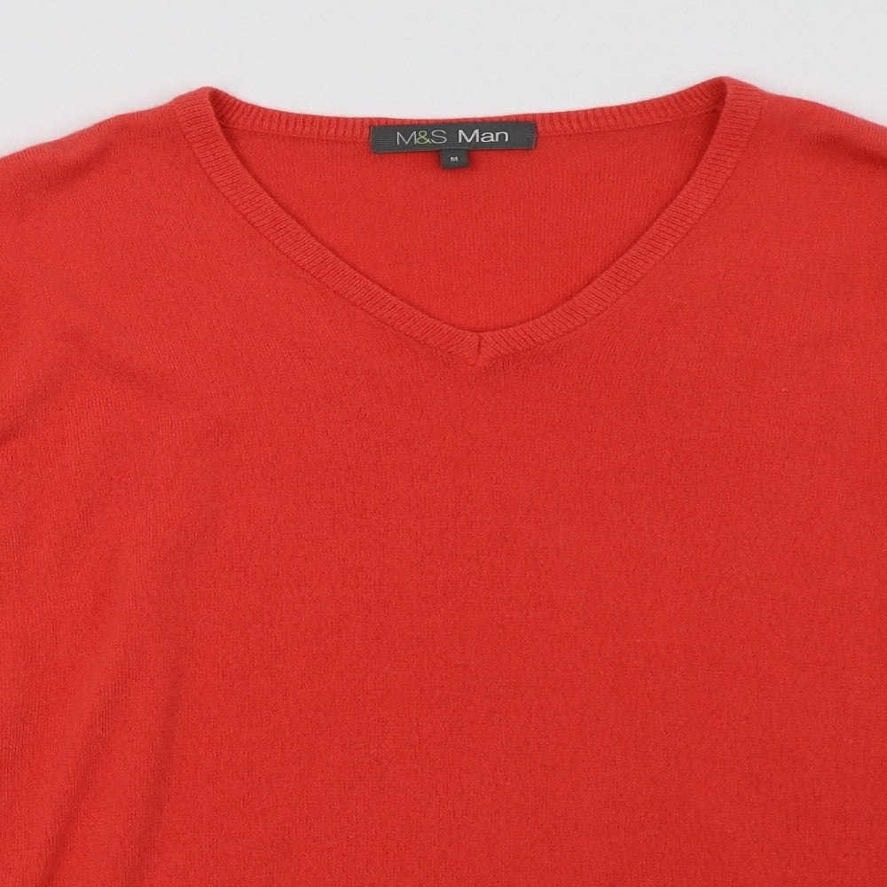 Marks and Spencer Mens Pink   Pullover Sweatshirt Size M