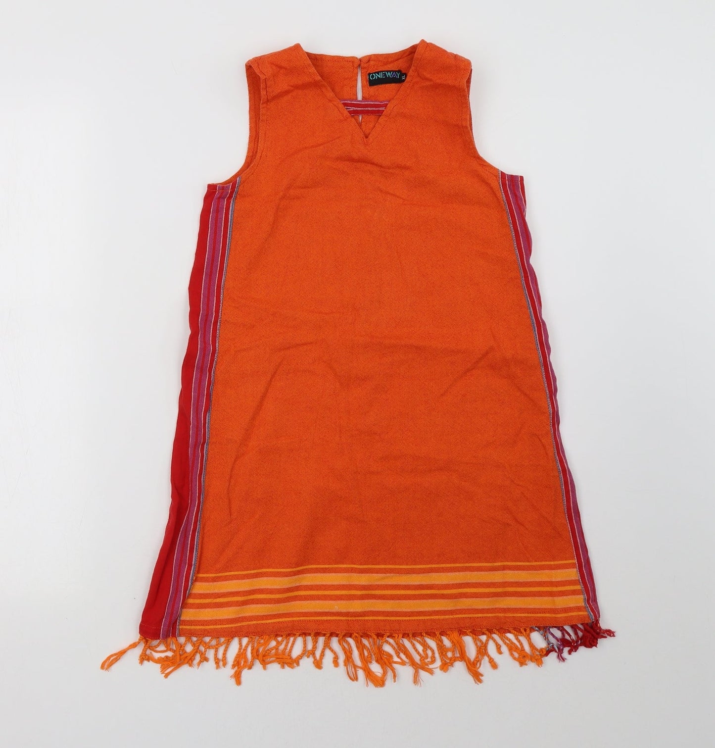 one way Womens Orange   Basic Tank Size XL