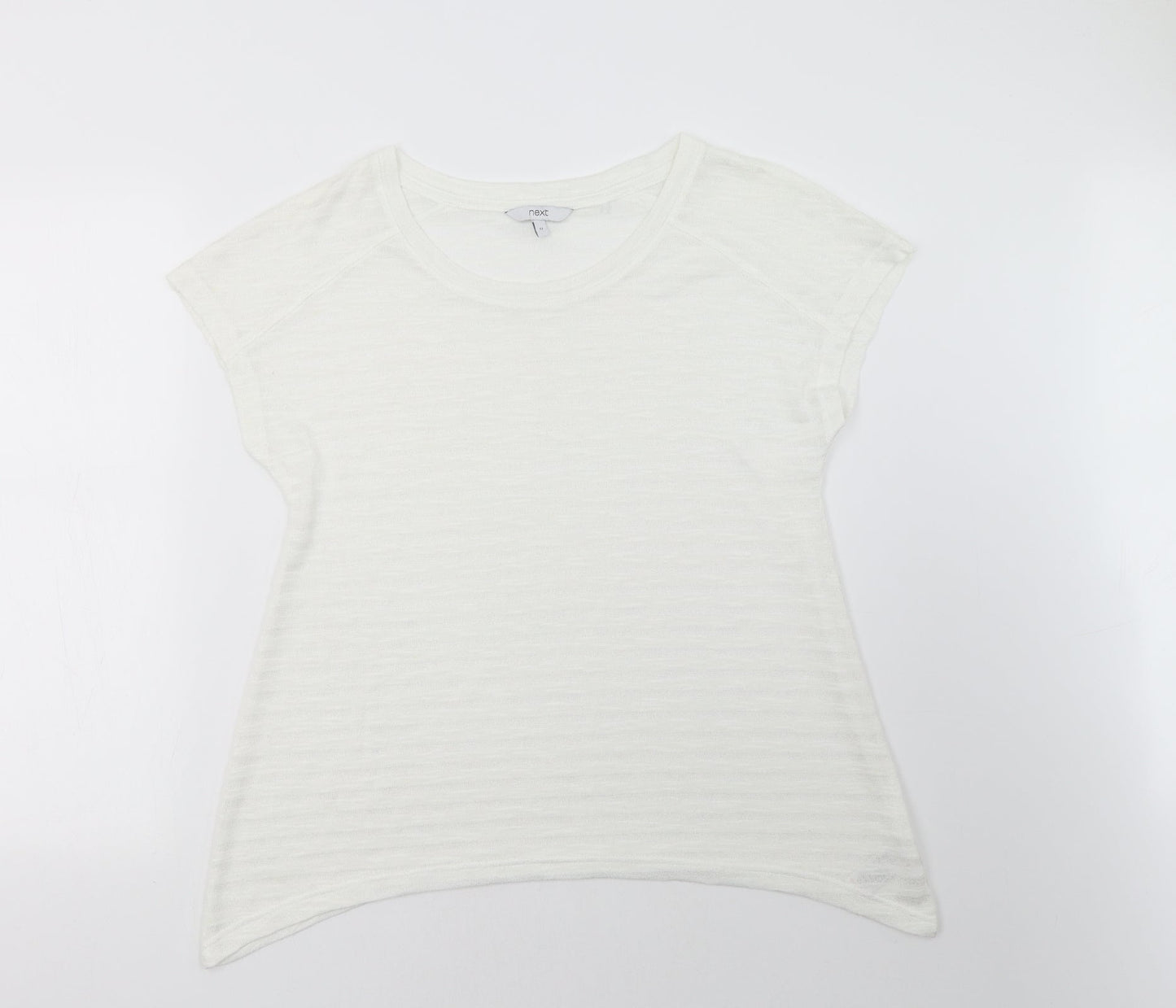 NEXT Womens White   Pullover Sweatshirt Size 12