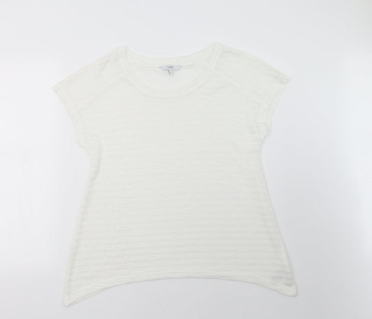 NEXT Womens White   Pullover Sweatshirt Size 12