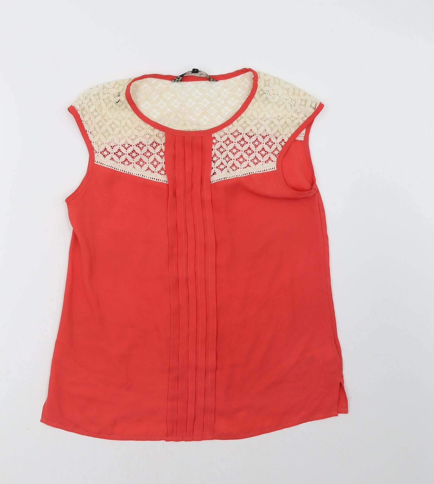 Principles Womens Orange   Basic Tank Size 12