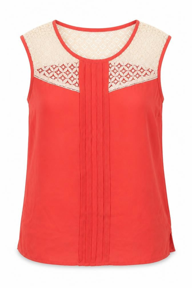Principles Womens Orange   Basic Tank Size 12