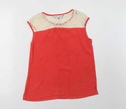 Principles Womens Orange   Basic Tank Size 12