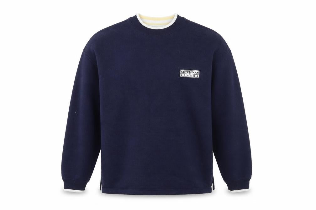 J. America Mens Blue   Pullover Jumper Size M
