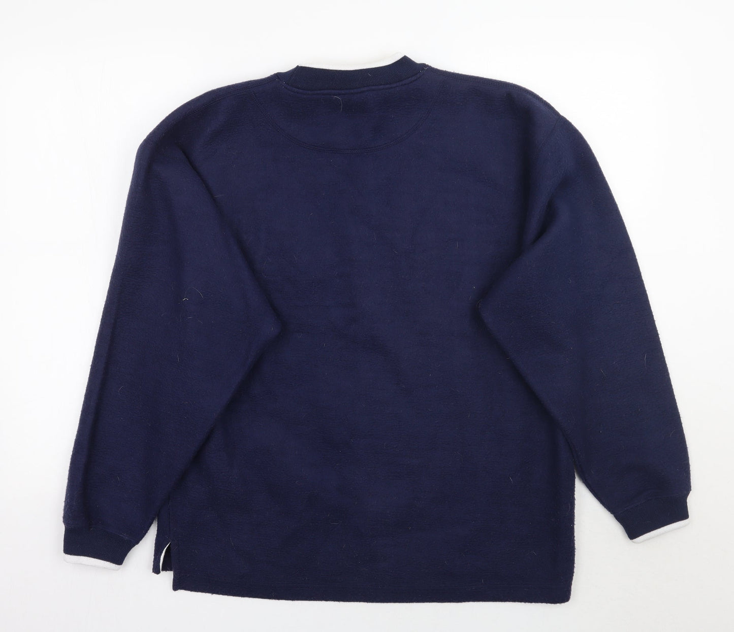 J. America Mens Blue   Pullover Jumper Size M