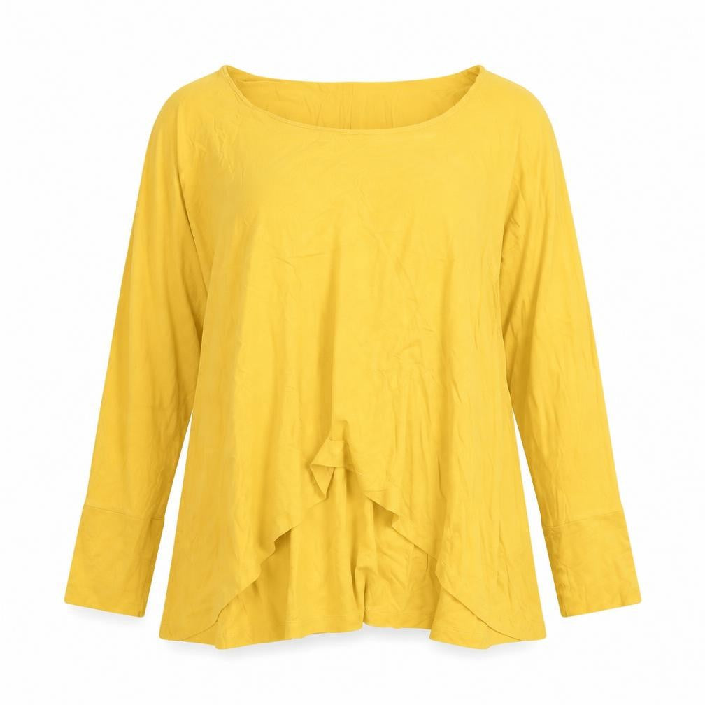 b.c Womens Yellow   Basic T-Shirt Size 14