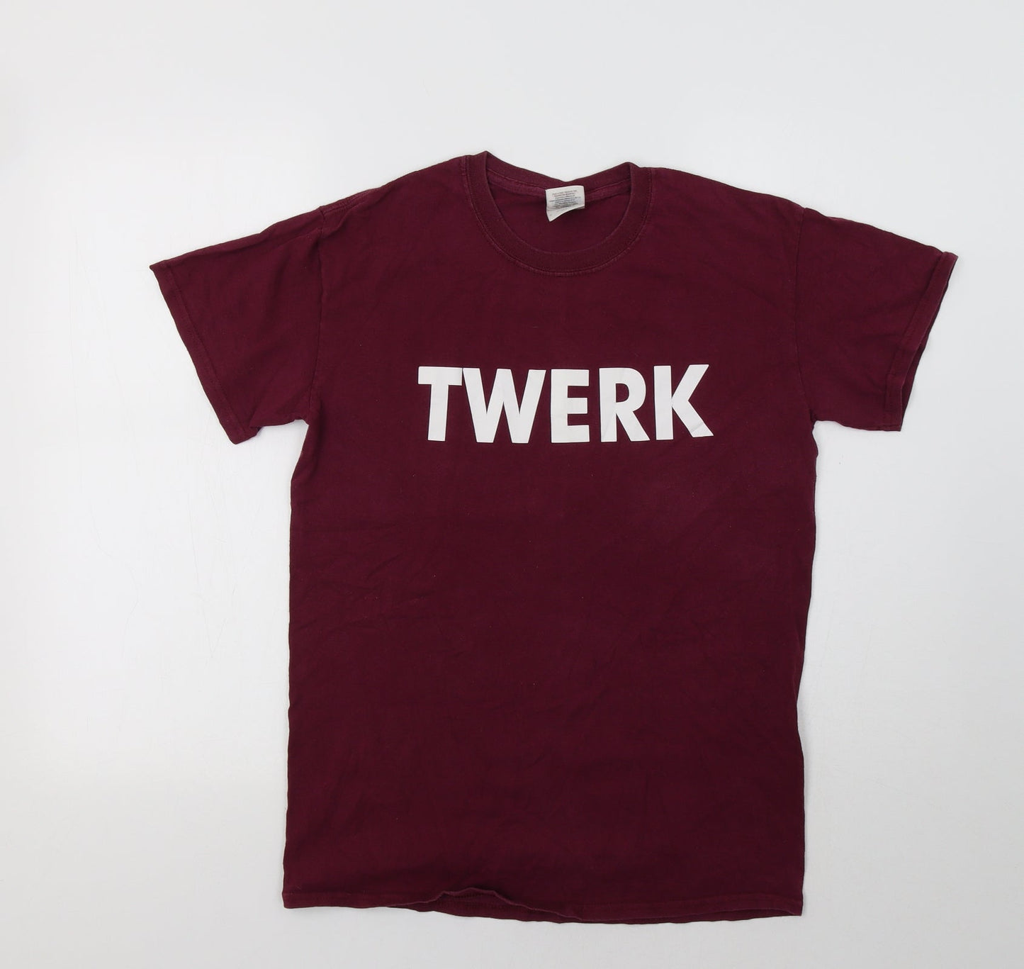 Gildan Womens Purple   Basic T-Shirt Size S  - Twerk