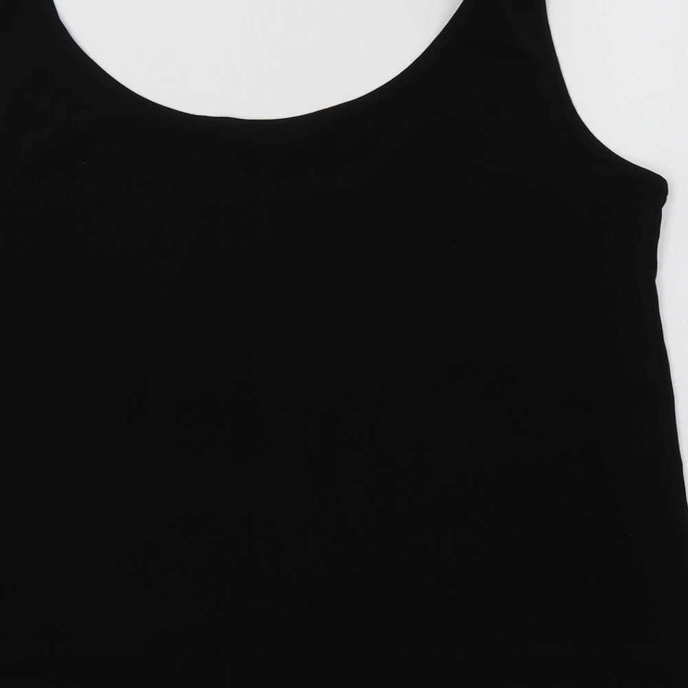 Chesca Womens Black   Basic Tank Size M