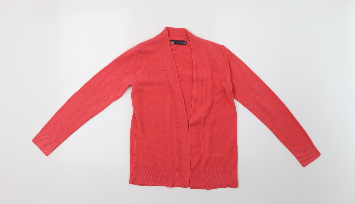 M&S Womens Pink   Cardigan Jumper Size XS