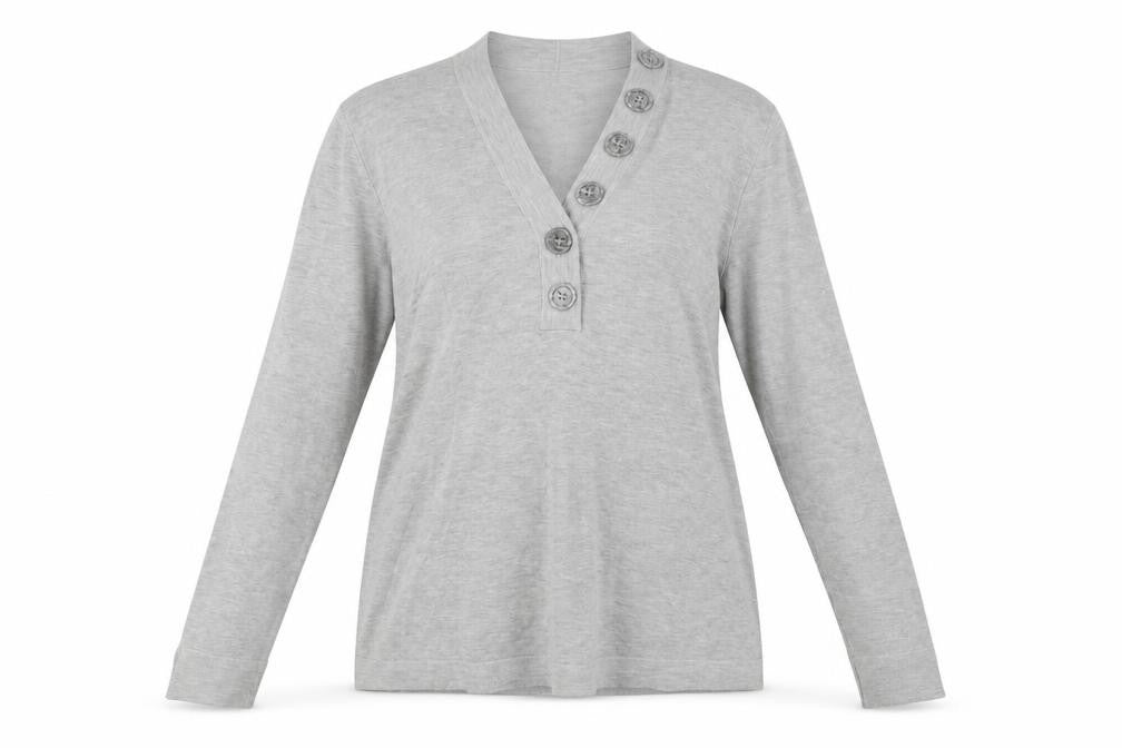 Marble Womens Grey   Pullover Jumper Size L