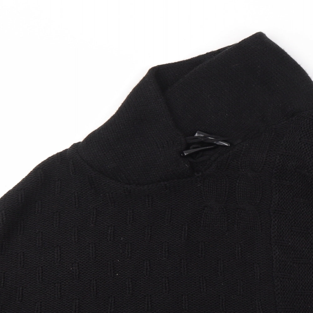 b. young Womens Black   Shrug Jumper One Size