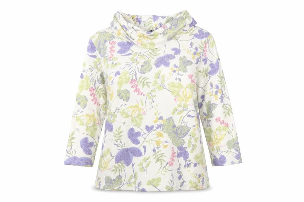 ISLE Womens Multicoloured Floral  Pullover Jumper Size M
