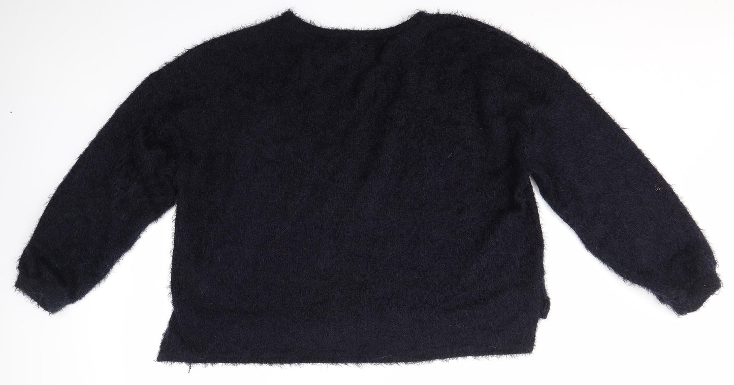 Primark Womens Blue   Pullover Jumper Size XL