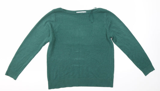 Vida Vi Womens Green   Pullover Jumper Size L