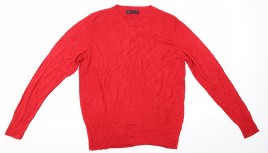 M&S Womens Red   Pullover Jumper Size 20
