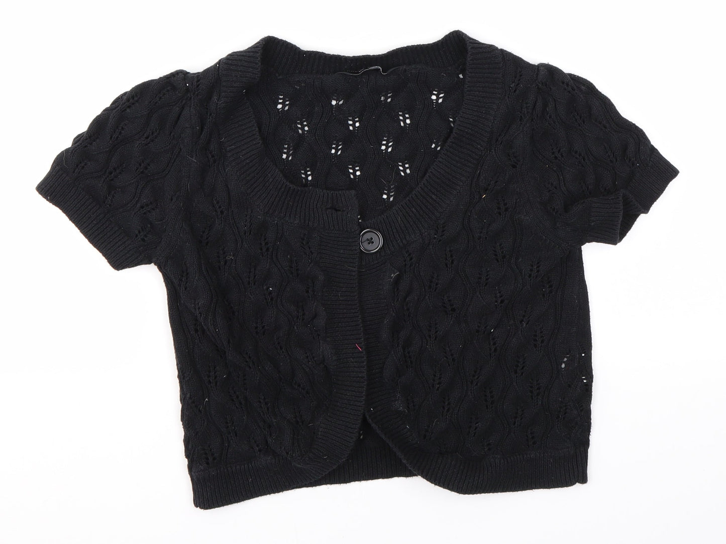 Dorothy Perkins Womens Black   Cardigan Jumper Size 8