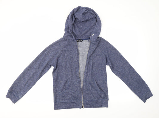 Dorothy Perkins Womens Blue   Full Zip Hoodie Size 8