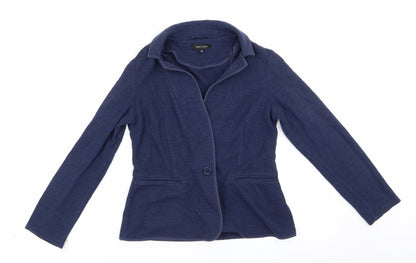 New Look Womens Blue   Jacket Coat Size 10  - Soft Feel