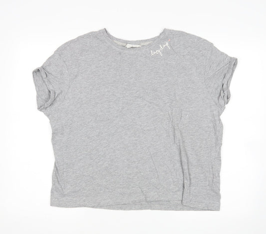 M&S Womens Grey   Top Pyjama Top Size L