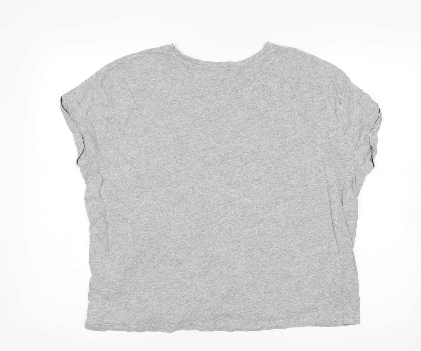 M&S Womens Grey   Top Pyjama Top Size L