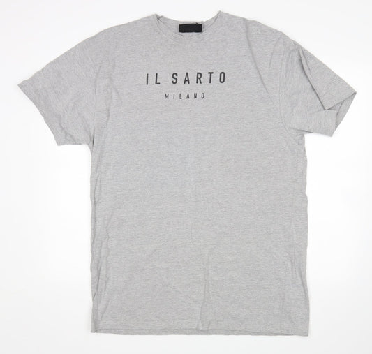 Ilsarto Womens Grey   T-Shirt Dress  Size M