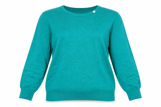 Bonmarché Womens Green Pullover Jumper Size XL