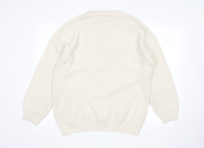 George Womens Beige   Pullover Jumper Size M