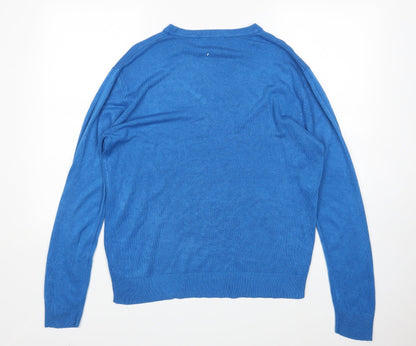 Cedarwood State Womens Blue Pullover Jumper Size L