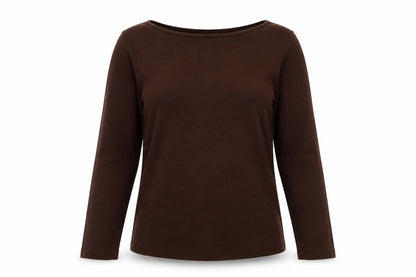 Zanzea Womens Brown   Pullover Jumper Size M