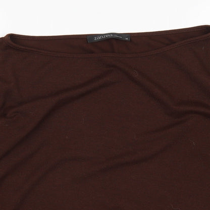 Zanzea Womens Brown   Pullover Jumper Size M