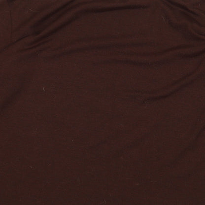 Zanzea Womens Brown   Pullover Jumper Size M