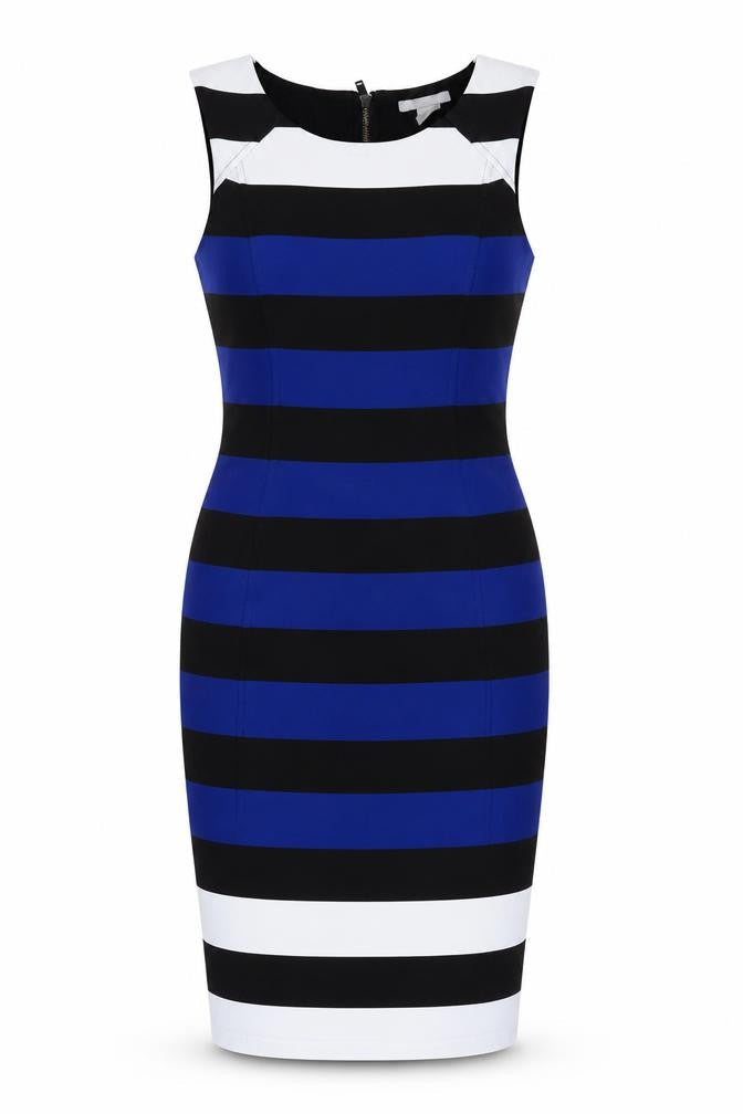 H&M Womens Multicoloured Striped  Pencil Dress  Size S