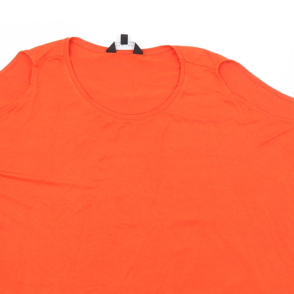 New Look Womens Red   Basic T-Shirt Size 12