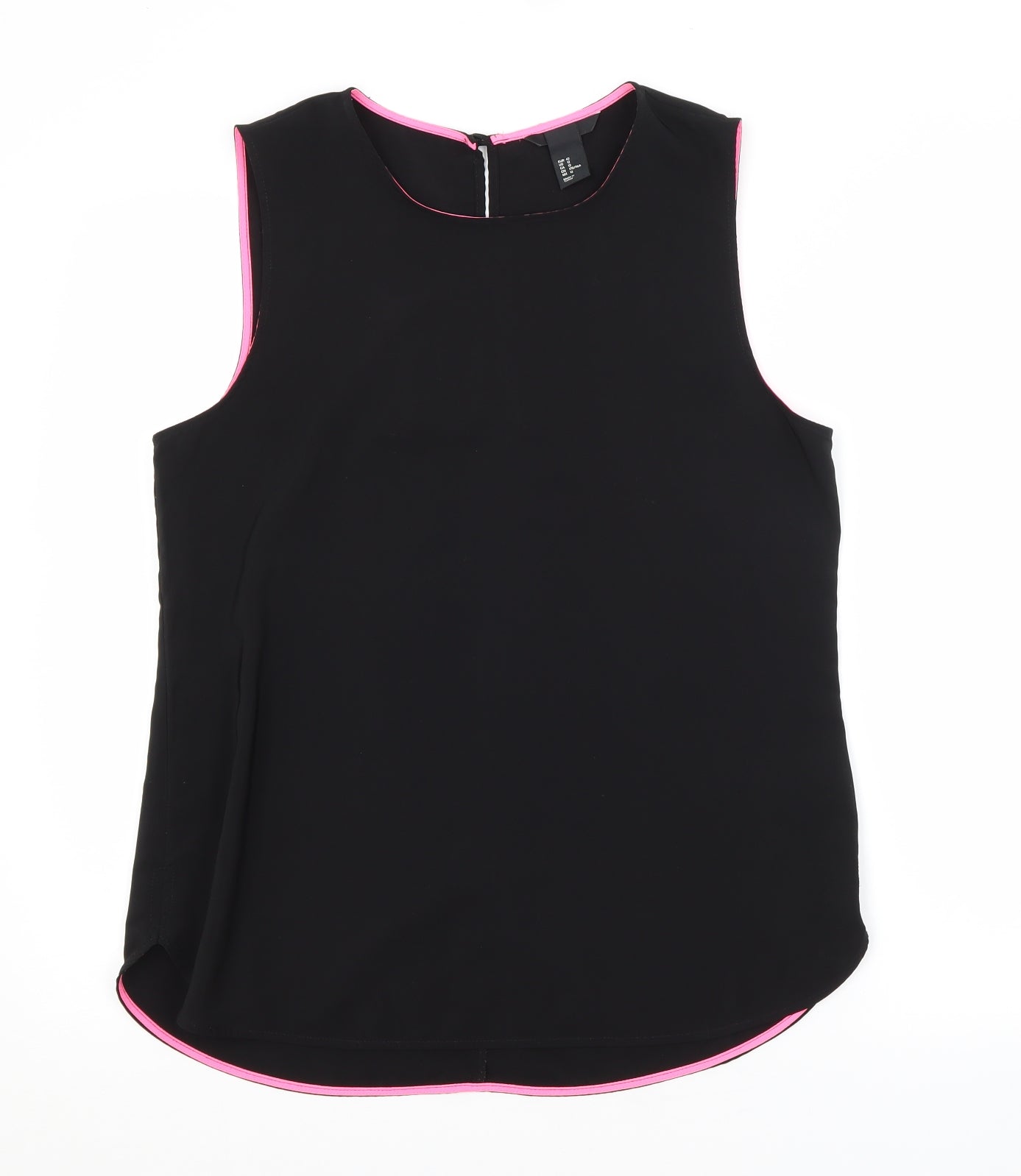 H&M Womens Black   Basic Blouse Size 14