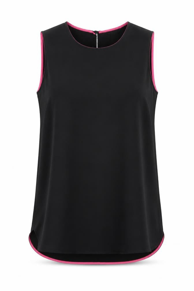 H&M Womens Black   Basic Blouse Size 14