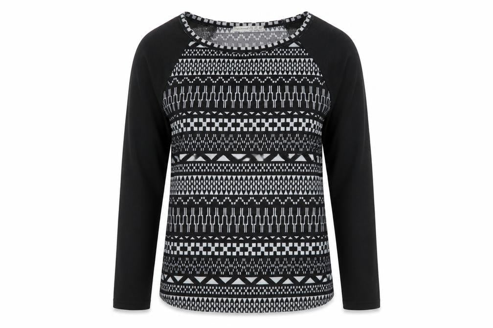 Atmosphere Womens Black Argyle/Diamond  Pullover Jumper Size 12