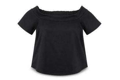 Boohoo Womens Black   Basic Blouse Size 6