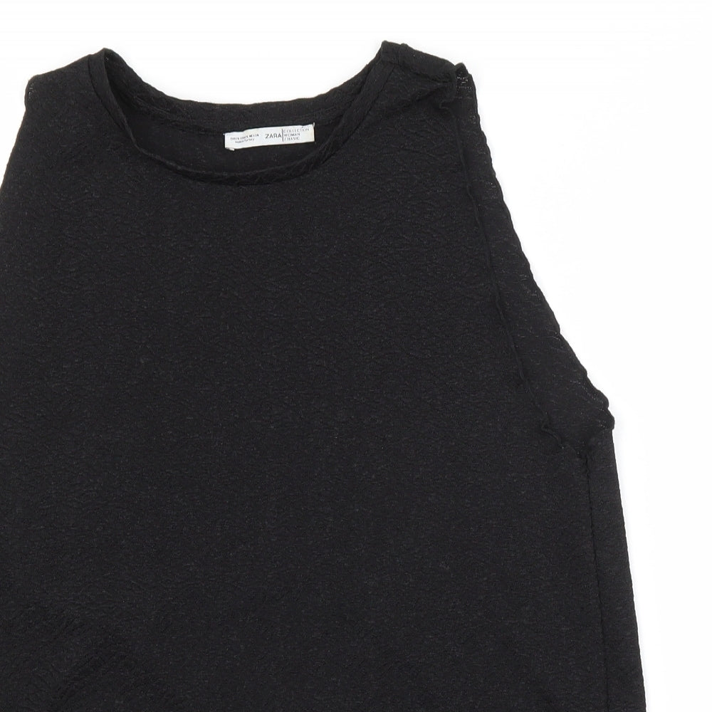 Zara Womens Black   Basic Blouse Size S