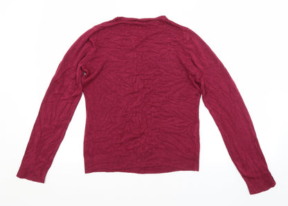 Preloved BHS Womens Purple   Pullover Jumper Size 10 - Back